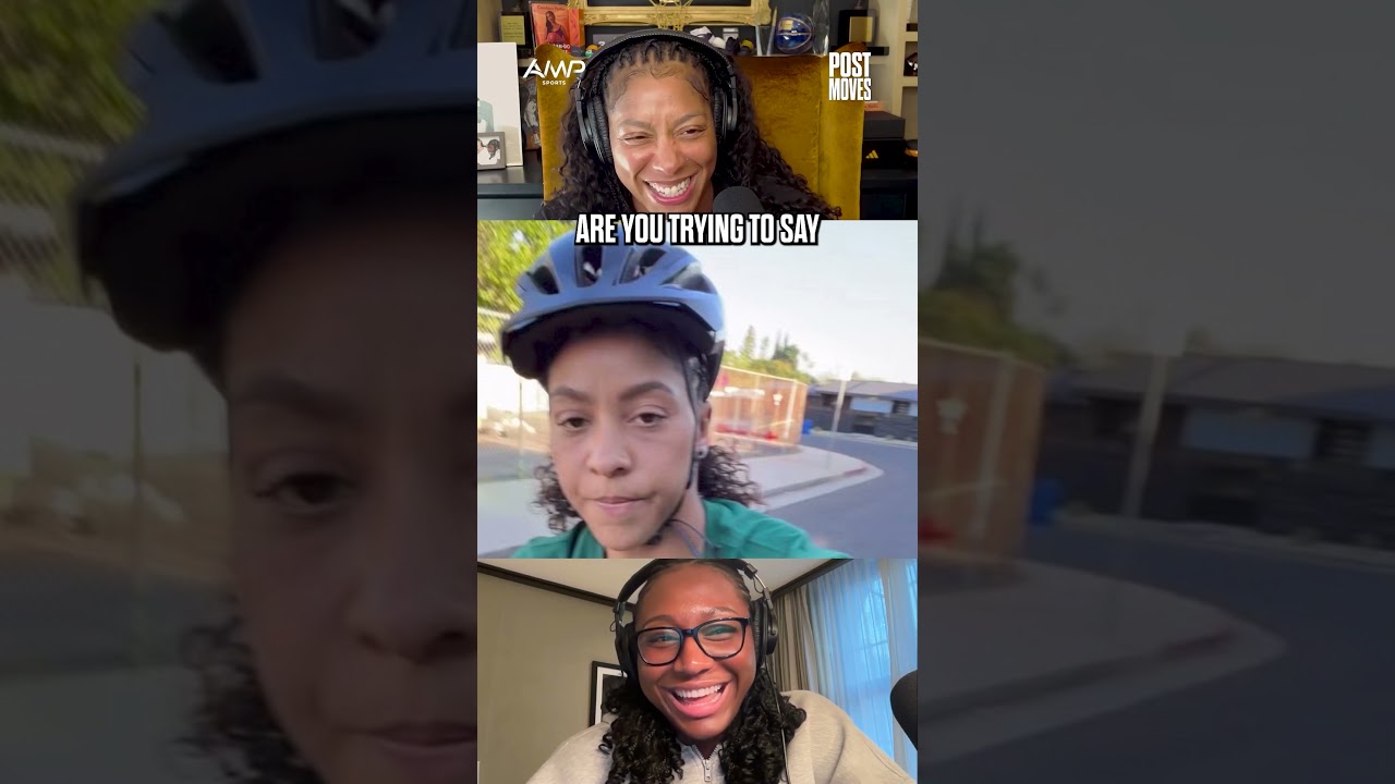 PSA: The helmet FITS! Candace Parker is setting the example 😆