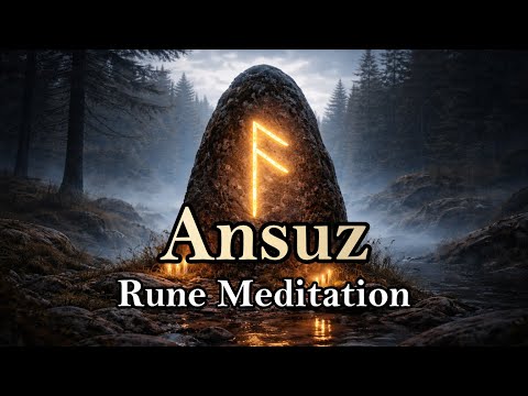 Ansuz Meditation 🖤 Elder Futhark Rune Journey (Loop)