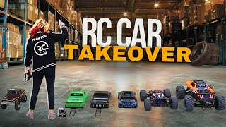 Taking over a Texas warehouse with 7 RC Cars!