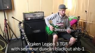 Kraken Legion guitar vs Gibson SG vs Gibson Les Paul