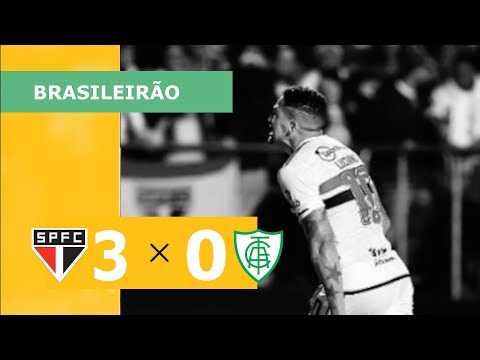 São Paulo 3 x 0 América-MG - Gols - 22/04 - Campeonato Brasileiro 2023