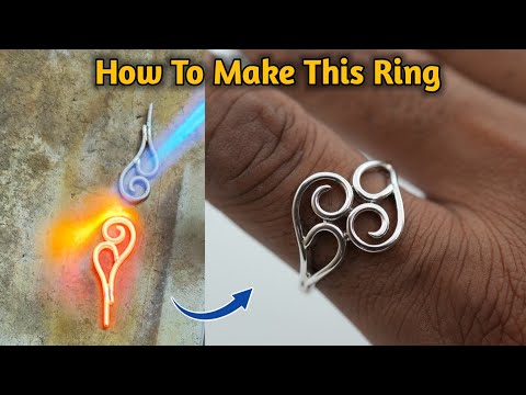Handmade Silver Swirl Ring | Elegant Jewelry Making Tutorial / Gold Smith Luke 