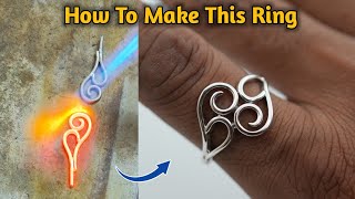 Handmade Silver Swirl Ring | Elegant Jewelry Making Tutorial / Gold Smith Luke