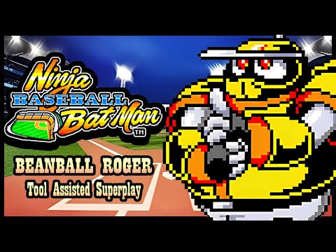 【TAS】NINJA BASEBALL BAT MAN (ARCADE \ 1993) - BEANBALL ROGER ⚾