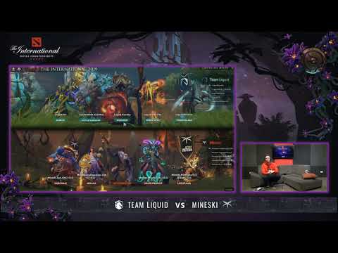 TI 9 Group Stage | Series A4 | Team Liquid VS Mineski | Game 1
