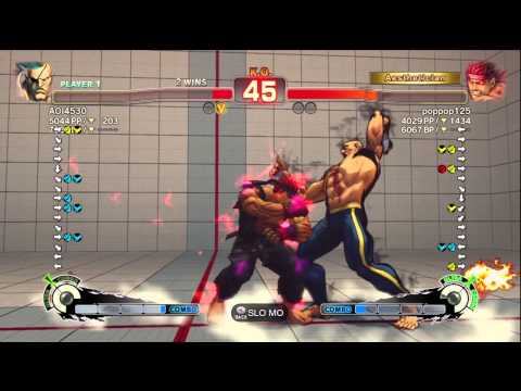 AOI (Sagat) vs poppop125 (Evil Ryu) AE2012 Endless Matches