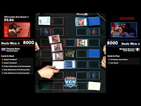 Yu-Gi-Oh!...2018 YCS: Championship Series London! | Round 11 | Burning Abyss vs Dark Warriors.