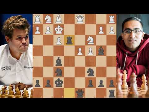 Magnus Carlsen — Suri Vaibhav Scandinavian Defense