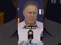 Bill Belichick on his decision to allow the Bills to kneel it out with 1:52 left #shorts