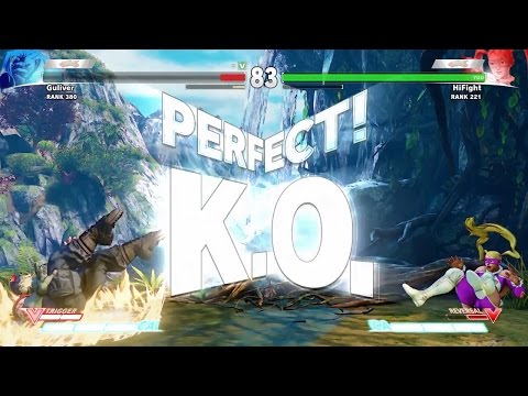 SFV Beta 4 R.Mika Rank Match Highlight #1