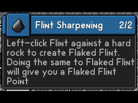 SevTech Ages: Age 0 - Sharpening Flint Achievement