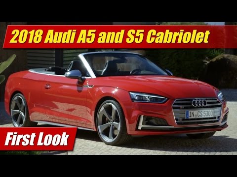 2018 Audi A5 & S5 Cabriolet: First Look