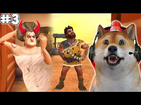 GANGGUIN BU GURU PACARAN!! - Scary Teacher Stone Age Indonesia #3