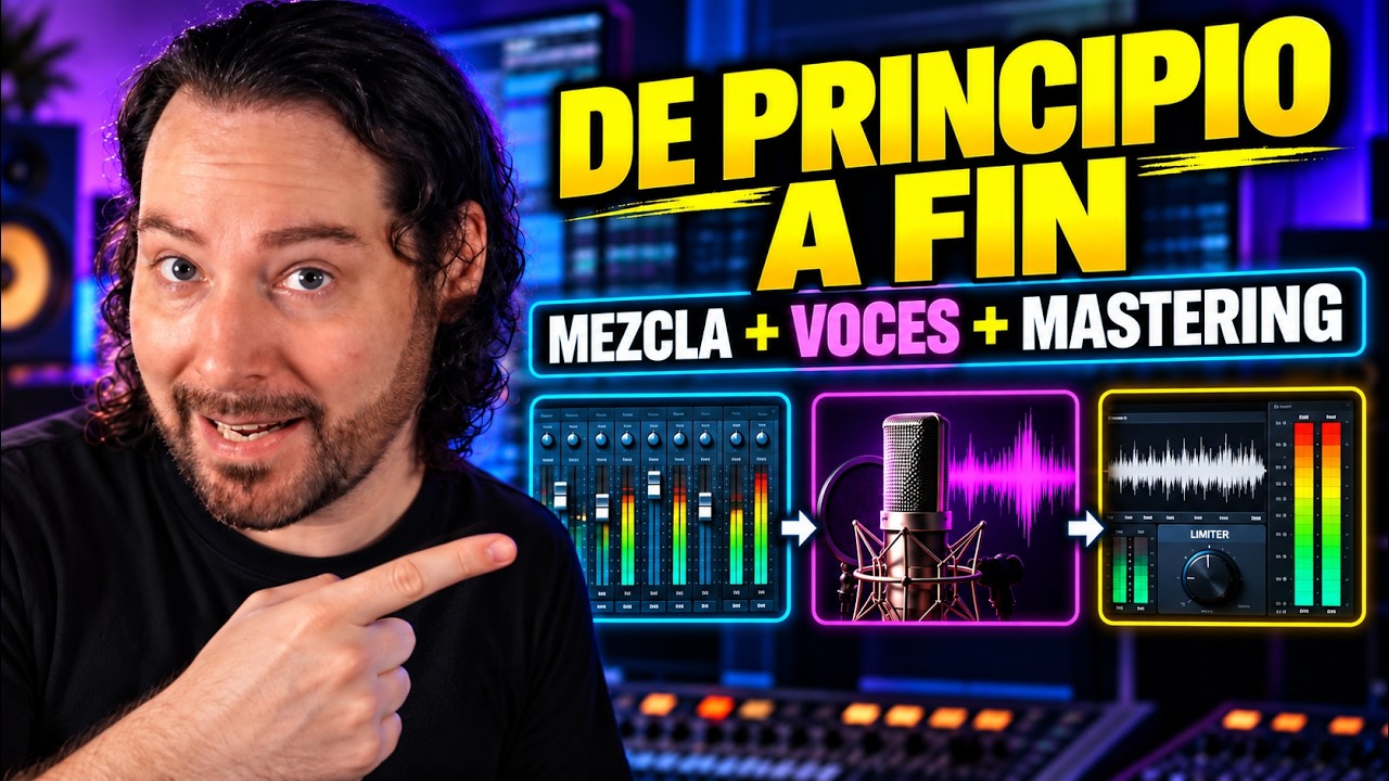 🔥 CURSO GRATIS de MEZCLA y MASTERING | Mi Método Completo