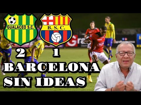 GUALACEO 2 VS BARCELONA 1 - EXPULSAN A FIDEL Y LUEGO REGRESA A LA CANCHA FINAL DEL PRIMER TIEMPO