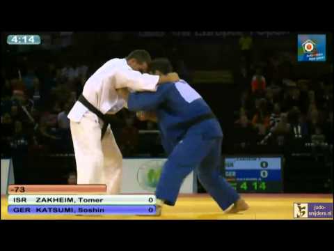 Judo 2013 European Open Men Glasgow: Zakheim (ISR) - Katsumi (GER) [-73kg] bronze