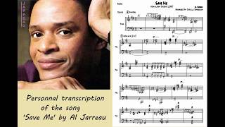 Save Me (piano transcription) - Al Jarreau