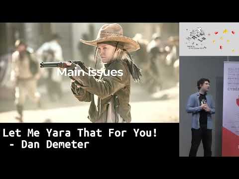 Let Me Yara That For You   Dan Demeter