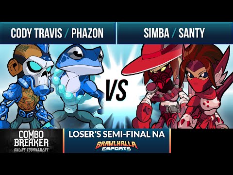 Cody Travis & Phazon vs Simba & Santy - Loser's Semi-Final - Combo Breaker 2020 - 2v2 NA