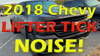 2018 Chevy Silverado, Engine tick noise, check engine light is on, misfires, diagnostic codes P0305