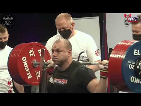 Volodymyr Rysiyev - 2nd Place 1000kg Total - 93kg Class 2021 IPF World Open Championship