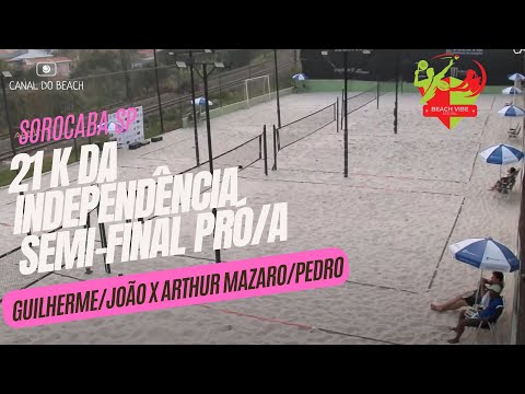 Semi-Final -21k - PRO/A Masc  - Guilherme Bernal/Joao Carvalho X Arthur Mazaro/Pedro
