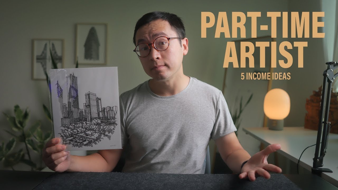 How do I make $20,000 selling my art as an architectural designer working less than 2 hours a week?