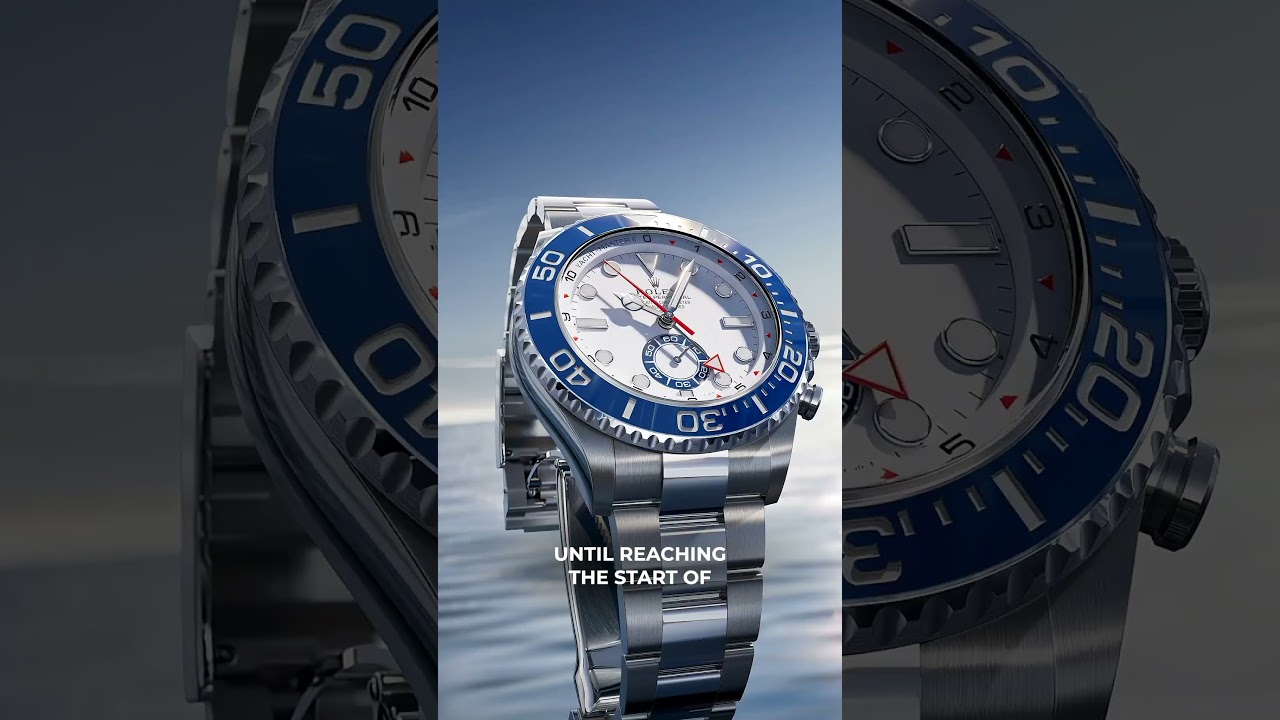 Watch showing a backwards-moving seconds hand (brand unspecified)