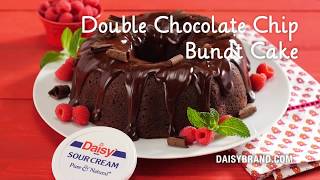 chocolate chip bundt cake with cake mix and sour cream