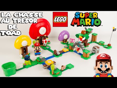 Vidéo LEGO Super Mario 71368 : La chasse au trésor de Toad - Ensemble d'extension