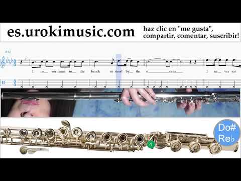 Tutorial de Flauta Miley Cyrus - Malibu Clases Notas Parte#2 um-i927
