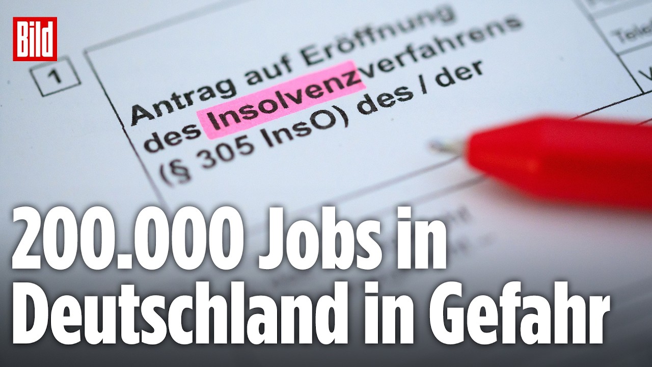 FIRMENSTERBEN IN DEUTSCHLAND: Diese Jobs sind besonders gefährdet