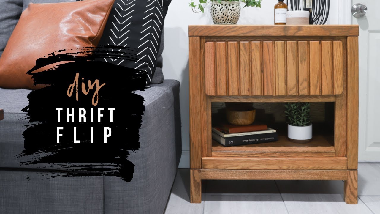 DIY Nightstand Makeover - Thrift Flip Challenge For Habitat For Humanity!