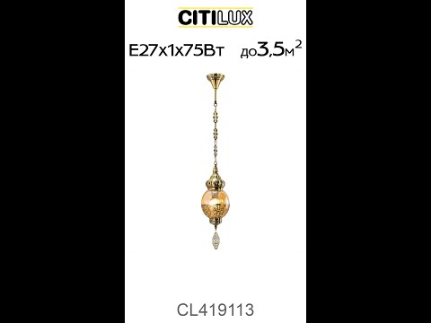 Миниатюра изображения товара Потолочный светильник Citilux Каир CL419113