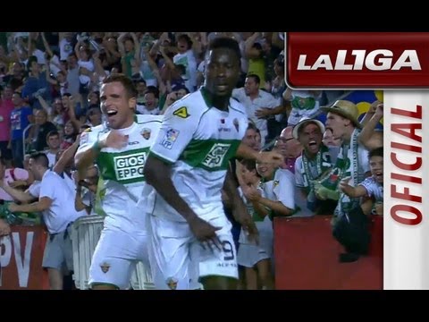 Gol de Boakye (1-1) en el Elche CF - Real Madrid - HD