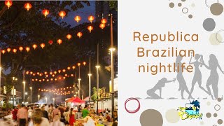 City center nightlife in Sao Paulo Brazil