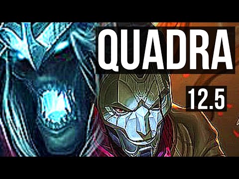 KARTHUS & Nami vs JHIN & Pyke (ADC) | 71% winrate, Quadra, Godlike | EUW Master | 12.5