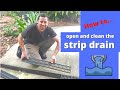 How to remove grate from driveway channel drain with Inspire DIY Kent Thomas