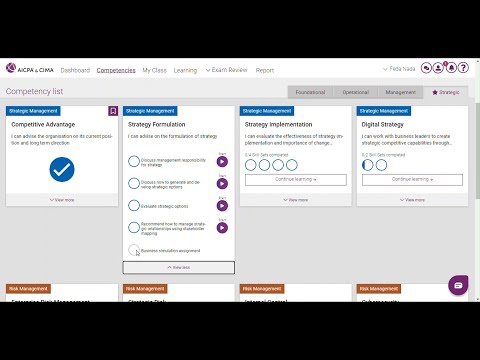 CGMA Finance Leadership Program (FLP) Walkthrough/Tutorial - CIMA