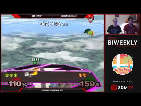 SDSU Biweekly 64 - The Prince (Peach) vs. B2S | Sway (Peach) - SSBM WR2 - Smash Melee