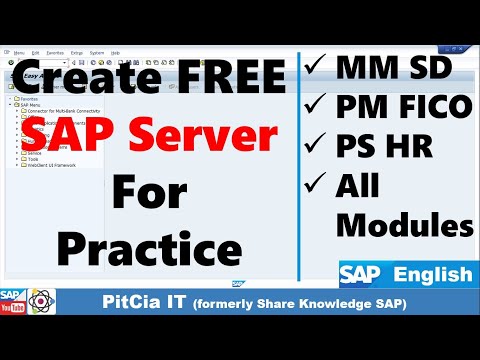Create SAP Server for Practice with SAP Gui, NetWeaver 7.52 | @PitCiaIT #sapdownload