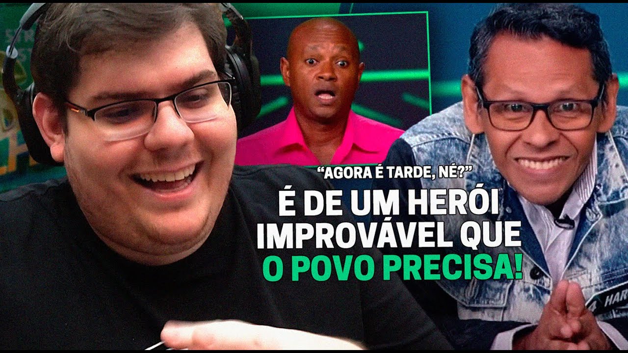 CASIMIRO REAGE: SHOW DO MILHÃO - ELE VEIO PRO JOGO AOS 45 DO SEGUNDO TEMPO | Cortes do Casimito