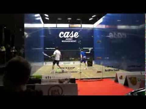 PSA Case Swedish Open Semi Final 2013 Gregory Gaultier vs. Peter Barker (2/2)