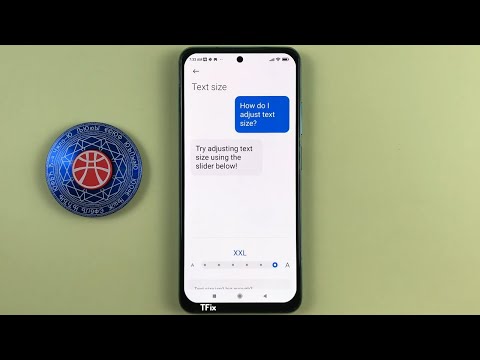 How to change the screen font size on Xiaomi Redmi Note 10 Android 11