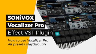 Video thumbnail for SONiVOX Vocalizer Pro - An effect VST plugin - Vocoder - All presets playthrough in Studio One by Products Explorer