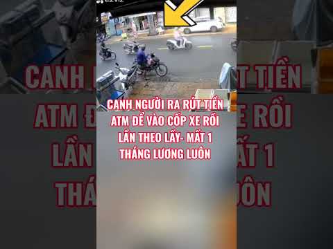 Để tiền trong cốp xe cũng bị lấy