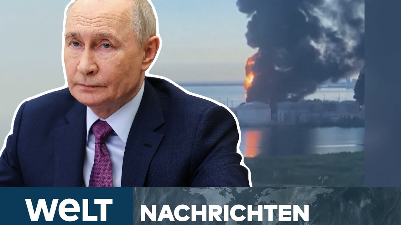 UKRAINE-KRIEG: Blamage für Putin! Drohnenangriffe überschatten "russisches Davos" | WELT Sream