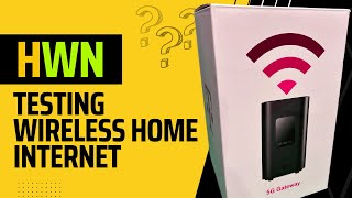 Testing Wireless Home Internet