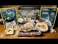 Testing National Geographic and unbelievable SCIENCE “Crack Your Own Geode” KITS! |  #hitechdiamond