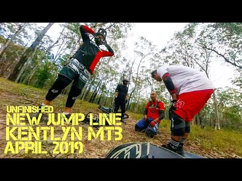 New unfinished jump line at Kentlyn | KENTLYN MTB | APRIL 2019